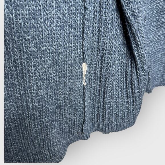 Banana Republic Acid Wash Open Womens Cardigan | XS Blue Knit Oversized Grandma - Picture 5 of 7